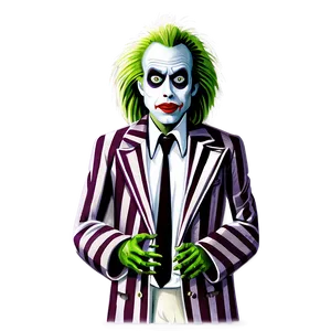 Beetlejuice Cartoon Art PNG 05232024