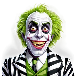 Beetlejuice Cartoon Art PNG 05232024
