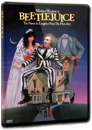 Beetlejuice D V D Cover Art PNG image