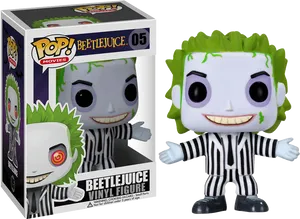 Beetlejuice Funko Pop Vinyl Figure PNG image