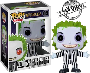 Beetlejuice Funko Pop Vinyl Figure PNG image