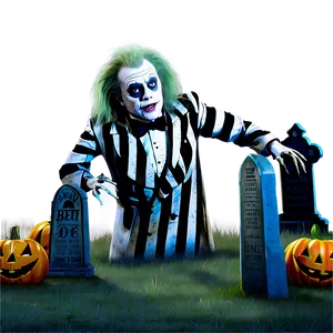 Beetlejuice Graveyard Scene PNG 05232024