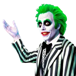 Beetlejuice Green Hair PNG Aat