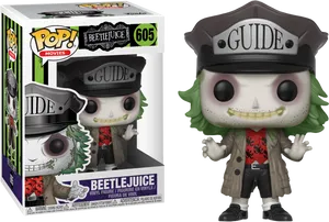 Beetlejuice Guide Pop Figure PNG image