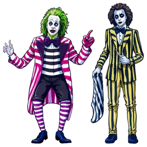 Beetlejuice Hand Drawn PNG 05232024 PNG