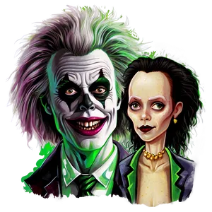 Beetlejuice Illustration Png 05232024 PNG image