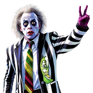 Beetlejuice In Action PNG Ydu