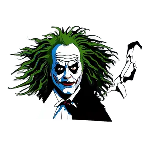 Beetlejuice Minimalist Art PNG 05232024