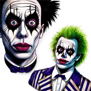Beetlejuice Portrait Art PNG Wmo