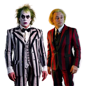 Beetlejuice Striped Suit PNG 69