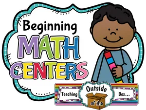 Beginning Math Centers Illustration PNG