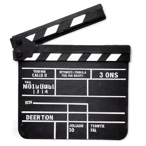 Behind The Scenes Film Slate PNG 06262024 PNG