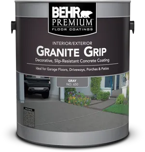 Behr Premium Granite Grip Concrete Coating PNG image