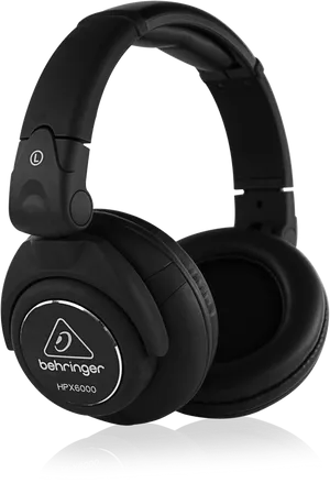 Behringer H P X6000 Professional D J Headphones PNG image