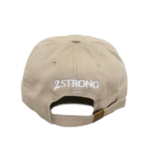 Beige Baseball Cap2 S T R O N G Back View PNG image