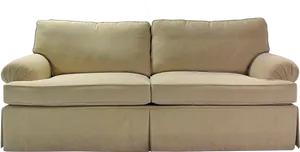 Beige Comfortable Sofa PNG image