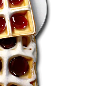 Belgian Waffles With Syrup PNG Hjr5
