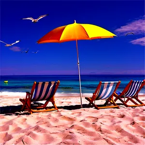 Bella Beach Scene PNG Awq95 PNG