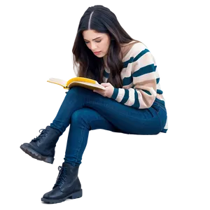 Bella Reading A Book PNG 85 PNG