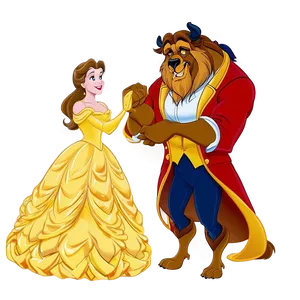 Belle And Beast Dance Scene Png Fpb80 PNG image