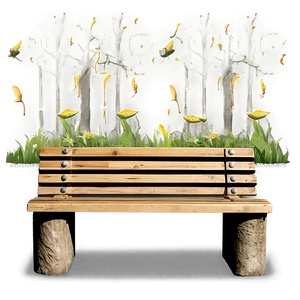 Bench In Nature Png Eqf92 PNG image