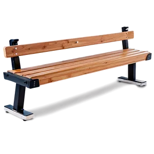 Bench With Backrest Png 05232024 PNG image