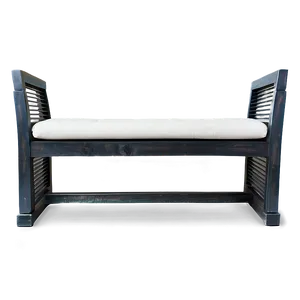 Bench With Cushion PNG 05232024