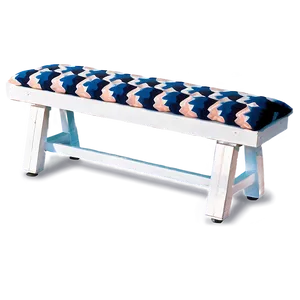 Bench With Cushion PNG 48