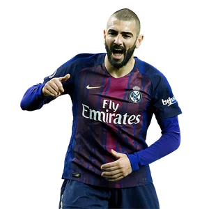 Benzema Champions League Moment Png Dxg52 PNG image