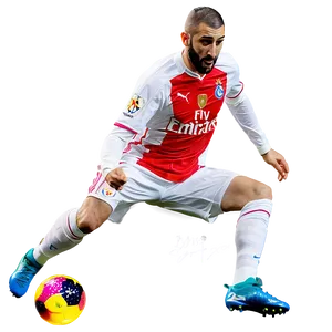 Benzema Dynamic Action PNG 96 PNG