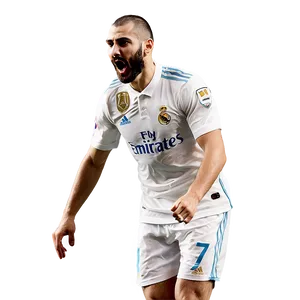 Benzema Historic Goal Celebration Png 06212024 PNG image