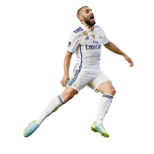 Benzema Match Winning Goal Png 06212024 PNG image