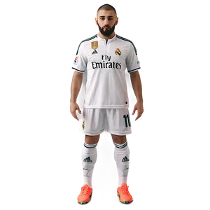 Benzema Real Madrid Uniform Png 29 PNG image