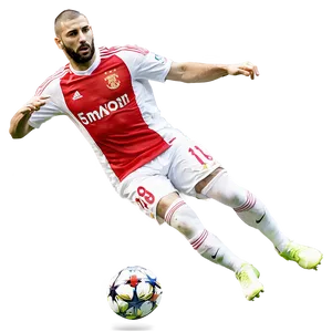 Benzema Soccer Skills PNG 06212024