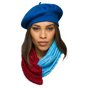 Beret And Scarf Combo PNG 06122024 PNG