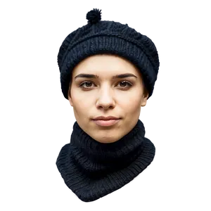Beret And Scarf Combo PNG Ukm23 PNG