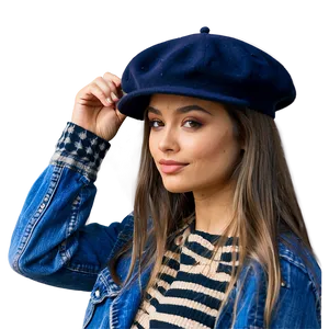 Beret In Street Style PNG 29