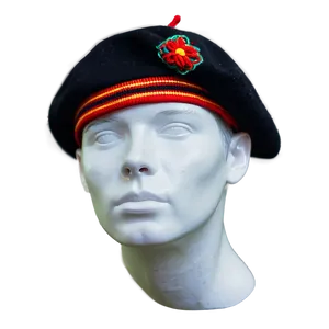 Beret With Embroidery PNG 18