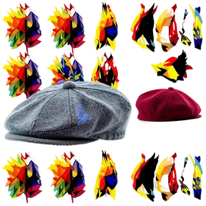 Beret With Pom Pom PNG Tpm45 PNG
