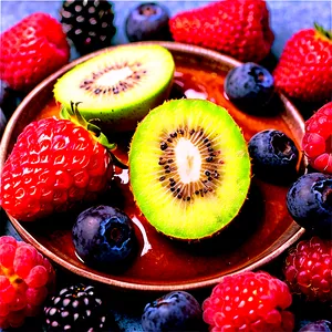 Berries For Smoothie Bowl PNG Gki33 PNG