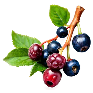 Berries On Pastel Background PNG 78 PNG