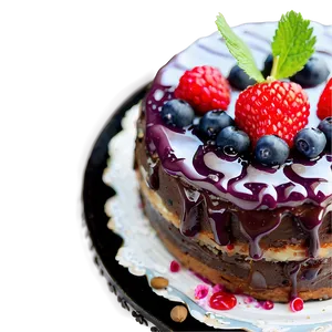 Berries Toppings For Cake PNG Fve12 PNG