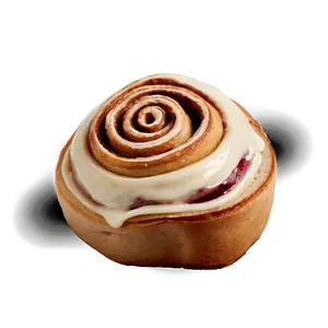 Berry Filled Cinnamon Roll PNG 06122024