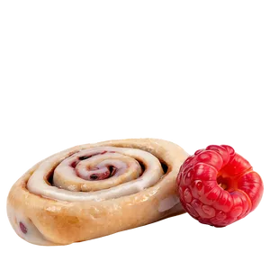 Berry Filled Cinnamon Roll PNG Uex PNG