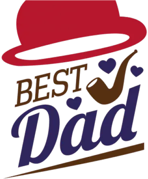 Best Dad Fathers Day Celebration PNG image