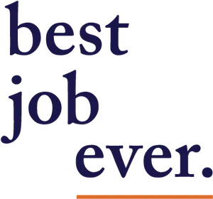 Best Job Ever Text PNG image