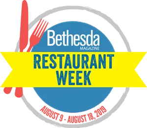 Bethesda Restaurant Week Event Logo2019 PNG image