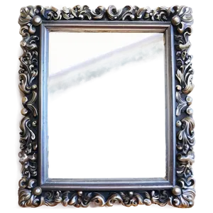 Beveled Mirror Frame PNG 06212024