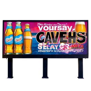 Beverage Advertisement Billboard Png Cnt PNG image