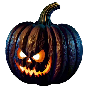 Bewitched Scary Pumpkin PNG Glc
